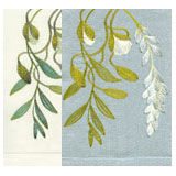 Paradise Hand Towels Embroidered Linen | Gracious Style