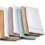 Kim Seybert Pick Stitch Linen Napkins | Gracious Style