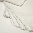 White Picot Edge Lace Linen Napkins Kim Seybert | Gracious Style