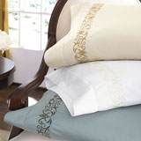 Pierce Embroidered Cotton Sheet Sets | Gracious Style