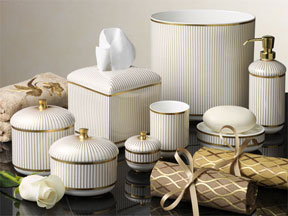 Pinafore Bath Accessories Bone China | Gracious Style