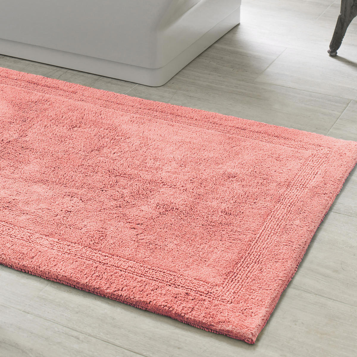 Pine Cone Hill Signature Coral Bath Rug 20" X 30" | Gracious Style