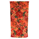 Provence Flowers Coral Cotton Bath Towels by Fresco | Gracious Style