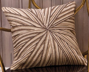 Radiant Throw Pillows Embroidered Wool | Gracious Style