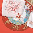 Kim Seybert Red Coral Beaded Placemat | Gracious Style