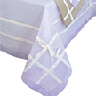 Ribbon Sheer Organdy Tablecloth Napkin Placemat | Gracious Style
