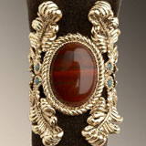 Rococo Gold Swarovski Napkins Rings | Gracious Style