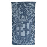 Royal Crest Ocean Blue Cotton Bath Towels by Fresco | Gracious Style