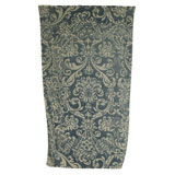 Royal Damask Dusty Blue Cotton Beach Towel by Fresco | Gracious Style