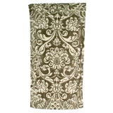 Royal Damask Grey/Ivory Cotton Bath Towels by Fresco | Gracious Style