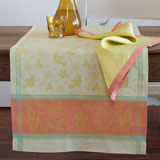 Linen Way Birds Orange Table Linens | Gracious Style