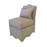 Scallop Slipper Chair by oomph | Gracious Style