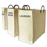 Dransfield & Ross Laundry Totes | Gracious Style