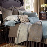 Sferra Shaw Duvet Covers Shams 630 thread count sateen | Gracious Style