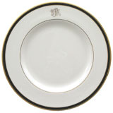 Pickard Signature Monogram Black China | Gracious Style