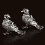 Birds Gold Salt & Pepper Shakers  | Gracious Style