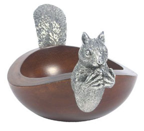Squirrel Nut Bowl Pewter Vagabond House  | Gracious Style