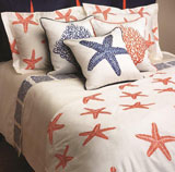 Starfish Embroidered Bedding by Anali | Gracious Style