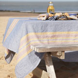 Tahoe Striped Tablecloths, Napkins, Table Runners |Gracious Style