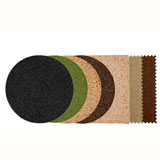 Transparent Bead Wood Bead Zig Zag Square Round Placemats | Gracious Style