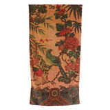 Tropical Peacock Blush Cotton Bath Towels by Fresco | Gracious Style