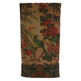 Tropical Peacock Taupe Cotton Bath Towels by Fresco | Gracious Style
