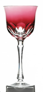 Simplicity pink crystal glassware water wine glass champagne flute