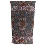 Versaille Rug Blue Cotton Beach Towel by Fresco | Gracious Style