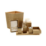 Kim Seybert Vimini Natural Bath Accessories | Gracious Style
