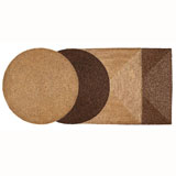 Kim Seybert Warm Metal Bead Square Round Placemats | Gracious Style