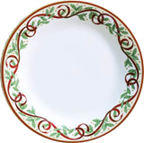 Pickard Winter Festival Holiday Dinnerware Red Green Gold | Gracious Style