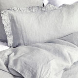Wyoming Blue Linen Bedding | Gracious Style